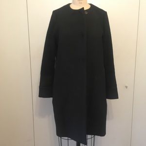 Margiela black coat size 38